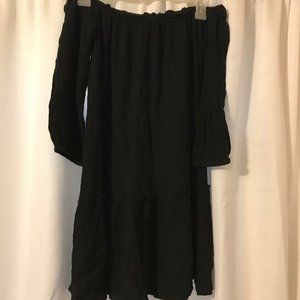 Aerie -off-the-shoulder bathing suit coverup